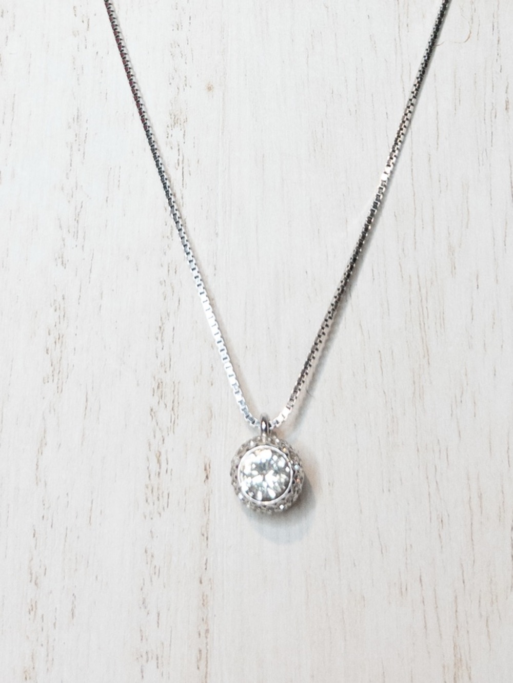 Swarovski Flirt Double Sided Crystal Pendant Necklace NWOT Reversible